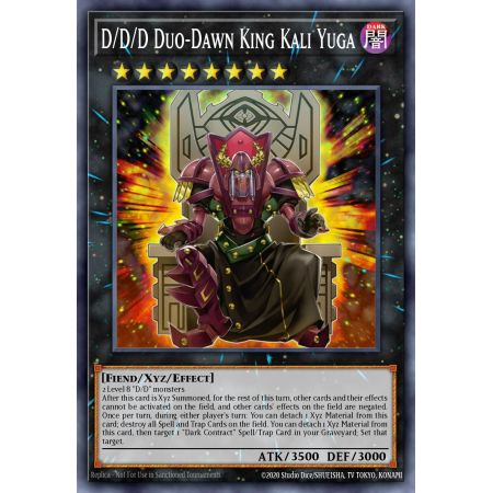 D/D/D Duo-Dawn King Kali Yuga (Super Rare)