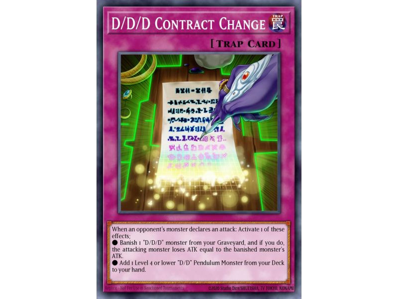 D/D/D Contract Change (Common)