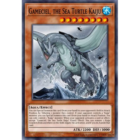 Gameciel, the Sea Turtle Kaiju (Rare)