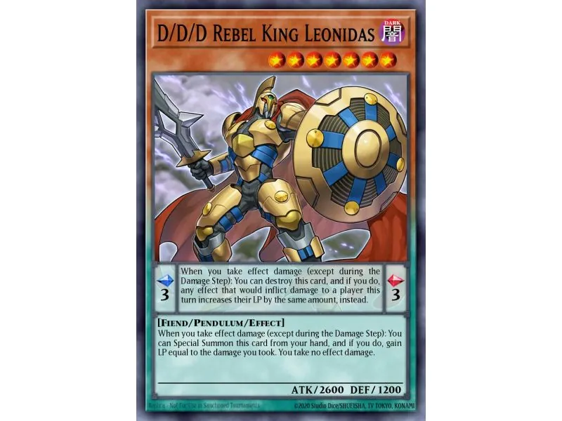 D/D/D Rebel King Leonidas (Super Rare)