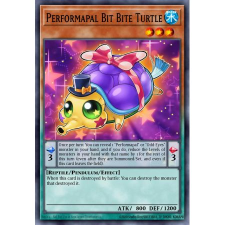 Performapal Bit Bite Turtle (Common)
