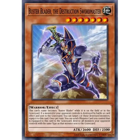 Buster Blader, the Destruction Swordmaster (Ultra Rare)