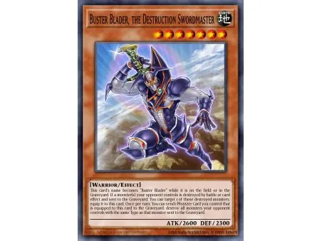 Buster Blader, the Destruction Swordmaster (Ultra Rare)