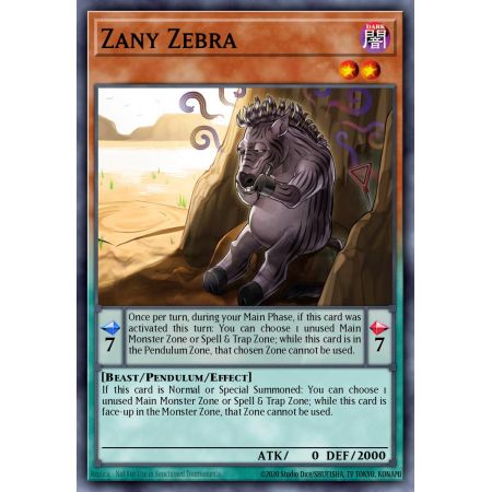 Zany Zebra (Common)