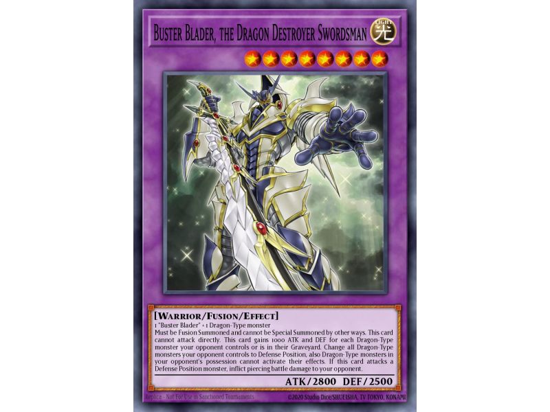 Buster Blader, the Dragon Destroyer Swordsman (Secret Rare)