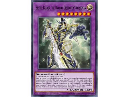 Buster Blader, the Dragon Destroyer Swordsman (Secret Rare)