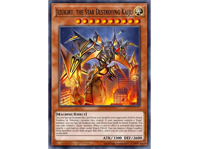 Jizukiru, the Star Destroying Kaiju (Rare)