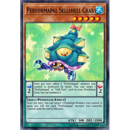 Performapal Sellshell Crab (Common)