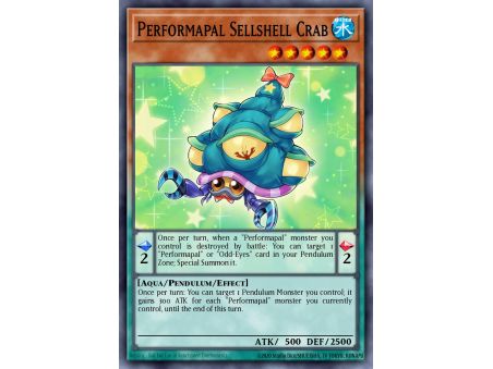 Performapal Sellshell Crab (Common)