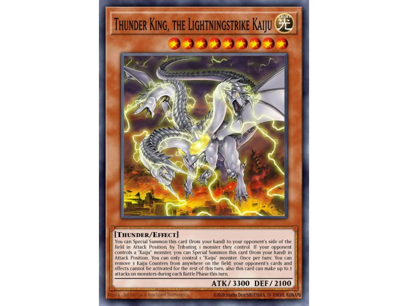 Thunder King, the Lightningstrike Kaiju (Rare)