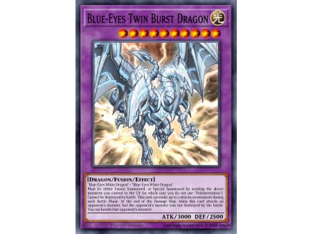 Blue-Eyes Twin Burst Dragon (Secret Rare)
