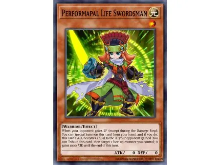 Performapal Life Swordsman (Common)