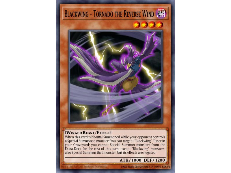 Blackwing - Tornado the Reverse Wind (Common)