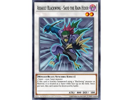 Assault Blackwing - Sayo the Rain Hider (Rare)