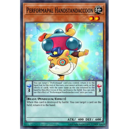 Performapal Handstandaccoon (Common)