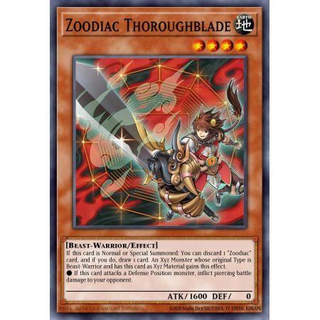 Zoodiac Thoroughblade (Ultra Rare)