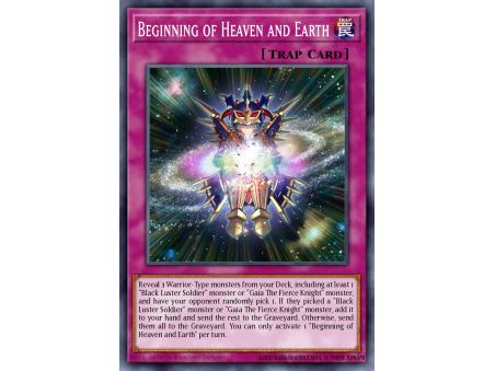 Beginning of Heaven and Earth (Common)