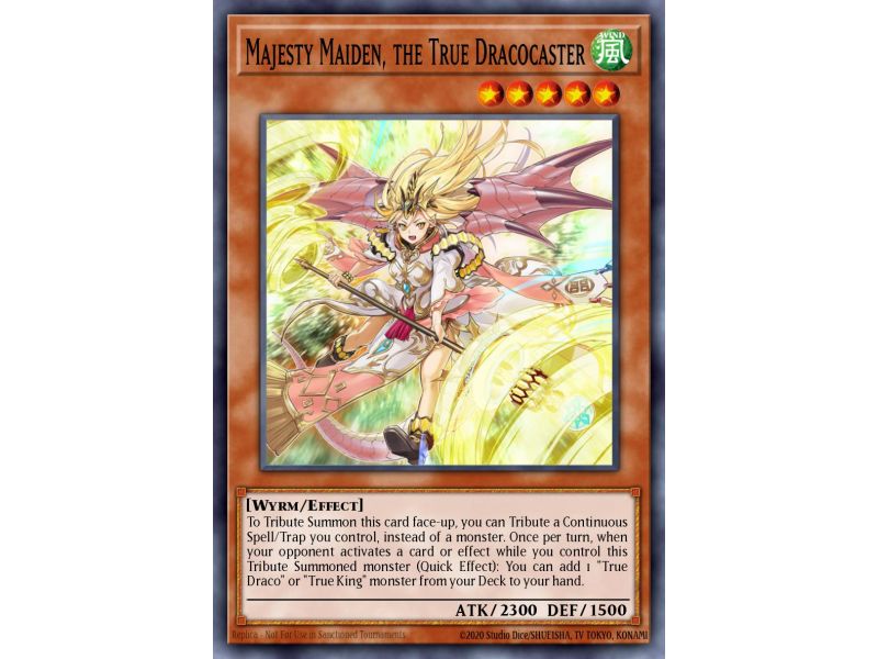 Majesty Maiden, the True Dracocaster (Ultra Rare)