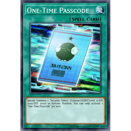 One-Time Passcode (Rare)