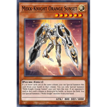 Mekk-Knight Orange Sunset (Common)