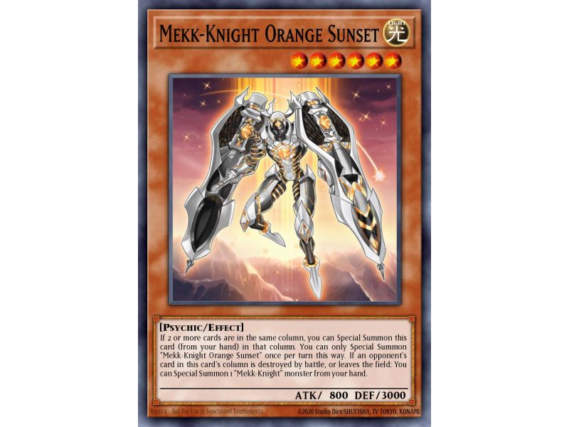 Mekk-Knight Orange Sunset (Common)