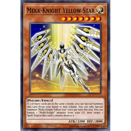 Mekk-Knight Yellow Star (Rare)