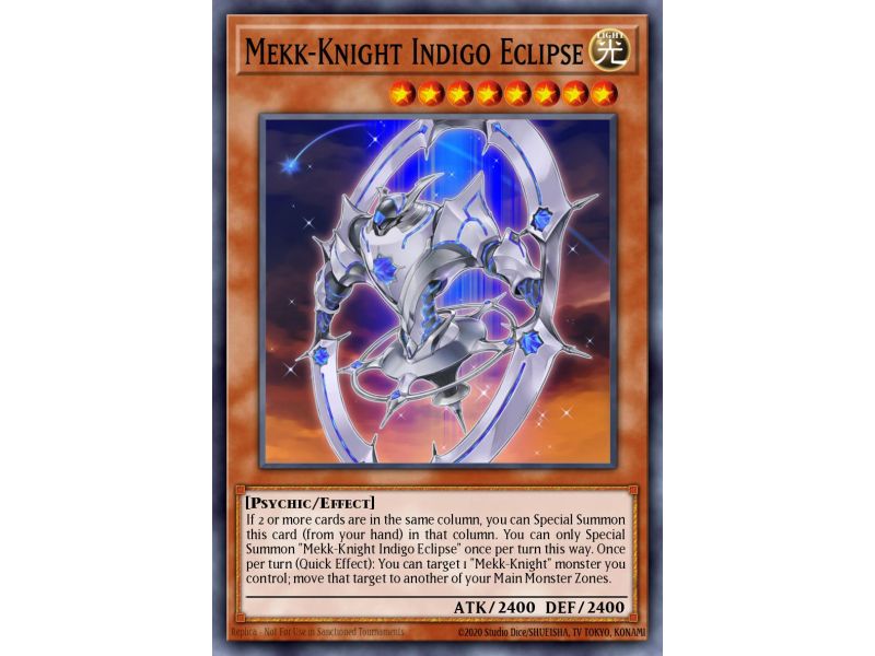 Mekk-Knight Indigo Eclipse (Super Rare)