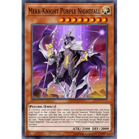 Mekk-Knight Purple Nightfall (Secret Rare)