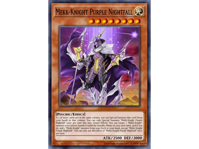 Mekk-Knight Purple Nightfall (Secret Rare)