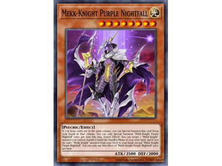 Mekk-Knight Purple Nightfall (Secret Rare)