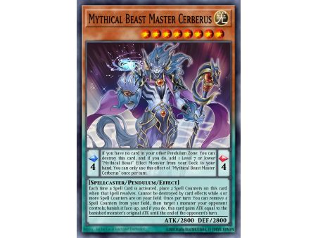 Mythical Beast Master Cerberus (Secret Rare)