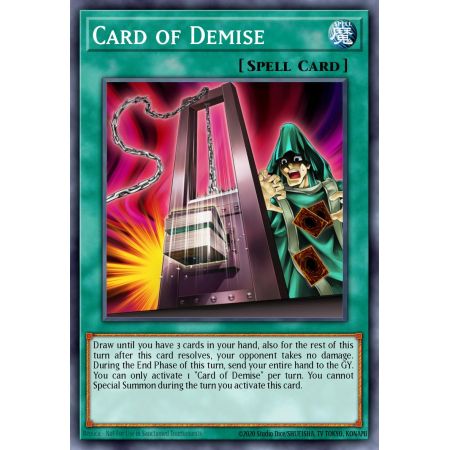 Card of Demise (Ultra Rare)
