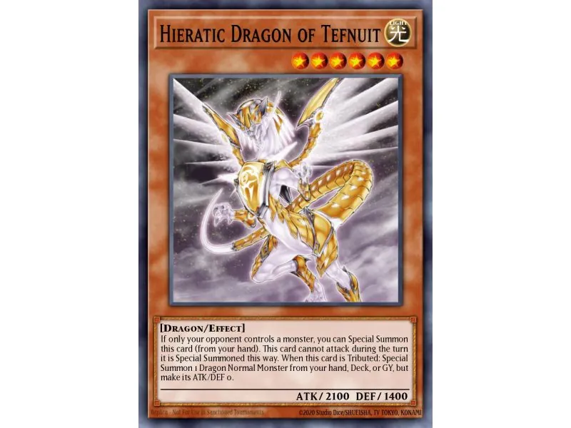 Hieratic Dragon of Tefnuit (Super Rare)