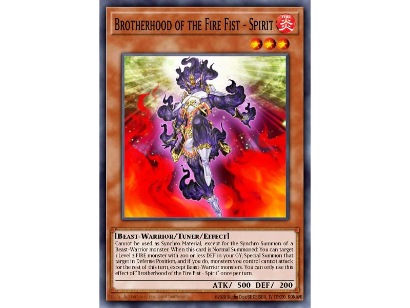 Brotherhood of the Fire Fist - Spirit (Common)