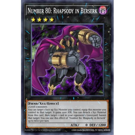 Number 80: Rhapsody in Berserk (Super Rare)