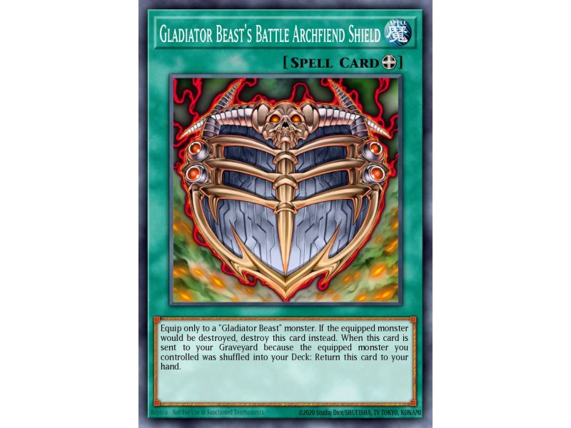 Gladiator Beast's Battle Archfiend Shield (Common)