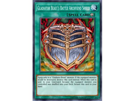 Gladiator Beast's Battle Archfiend Shield (Common)