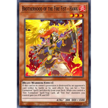 Brotherhood of the Fire Fist - Hawk (Super Rare)