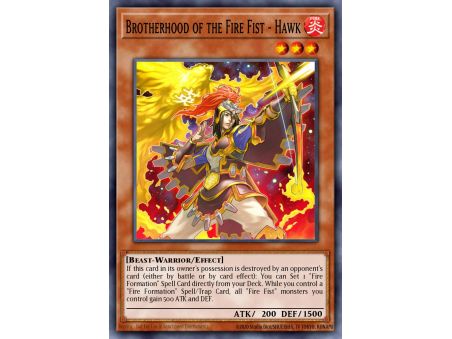 Brotherhood of the Fire Fist - Hawk (Super Rare)