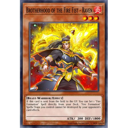 Brotherhood of the Fire Fist - Raven (Super Rare)