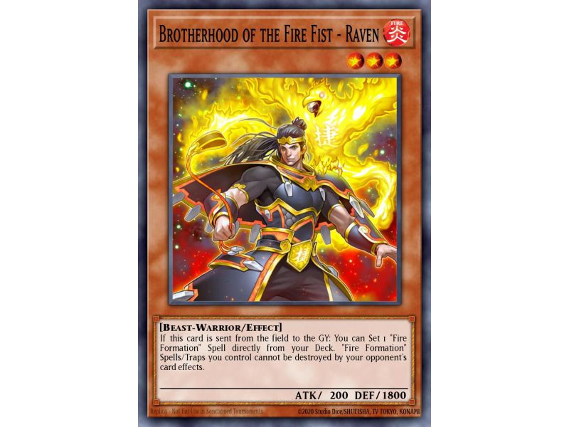 Brotherhood of the Fire Fist - Raven (Super Rare)