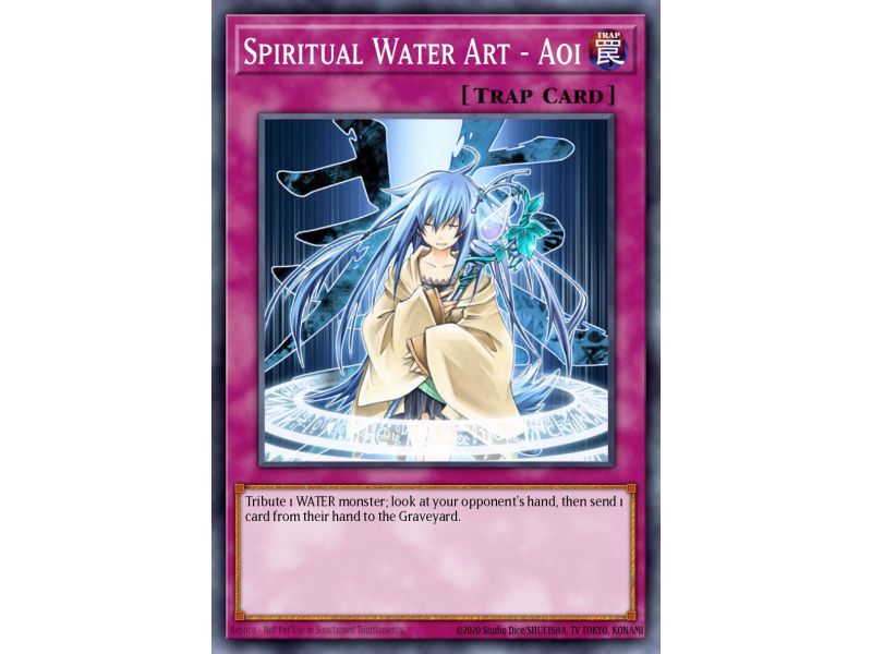 Spiritual Water Art - Aoi (Super Rare)