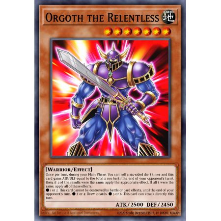 Orgoth the Relentless (Secret Rare)