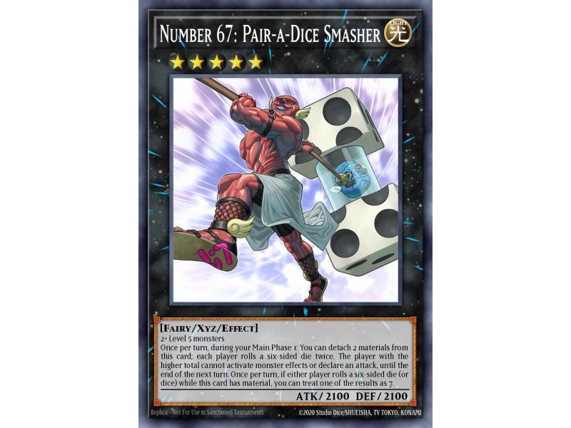 Number 67: Pair-a-Dice Smasher (Secret Rare)