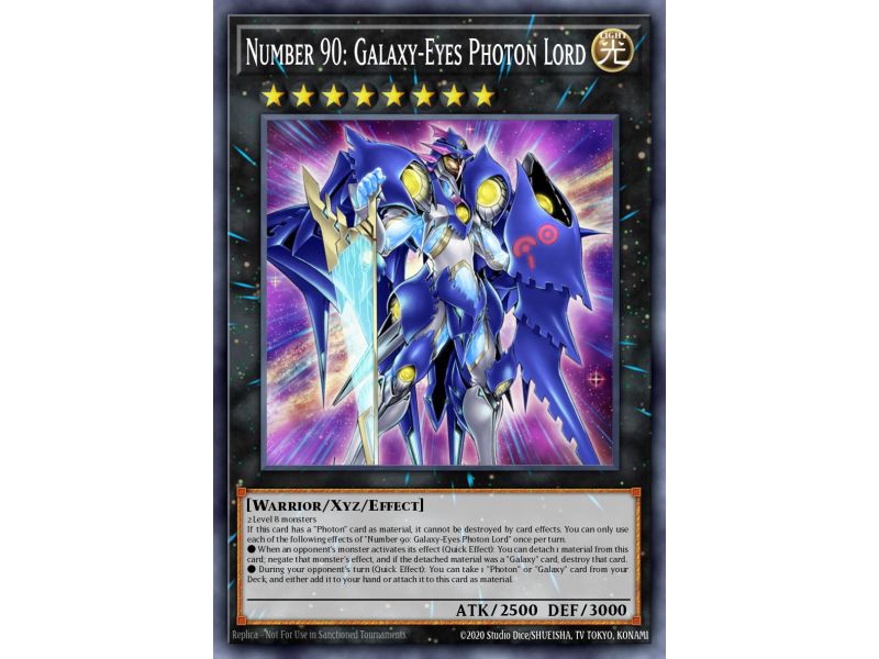 Number 90: Galaxy-Eyes Photon Lord (Secret Rare)
