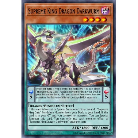 Supreme King Dragon Darkwurm (Secret Rare)