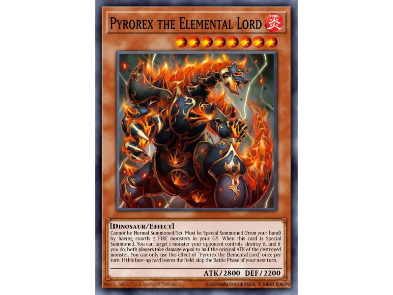 Pyrorex the Elemental Lord (Ultra Rare)