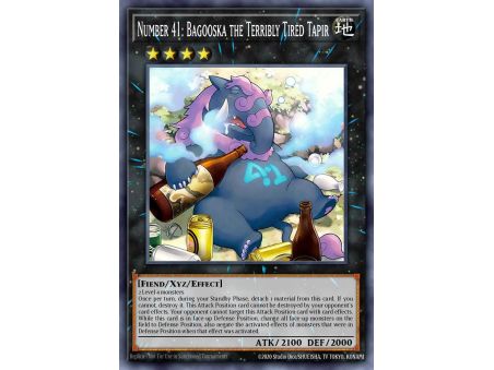 Number 41: Bagooska the Terribly Tired Tapir (Ultra Rare)