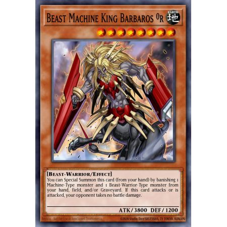 Beast Machine King Barbaros Ür (Mosaic Rare)
