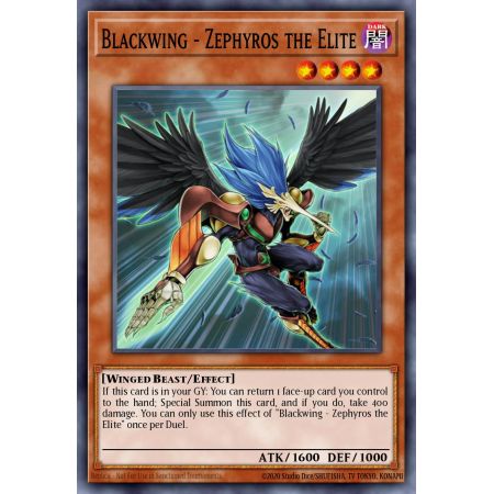 Blackwing - Zephyros the Elite (Common)